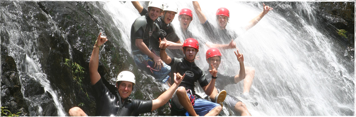 Enjoy the fun, contact Otelair for your canyoning needs