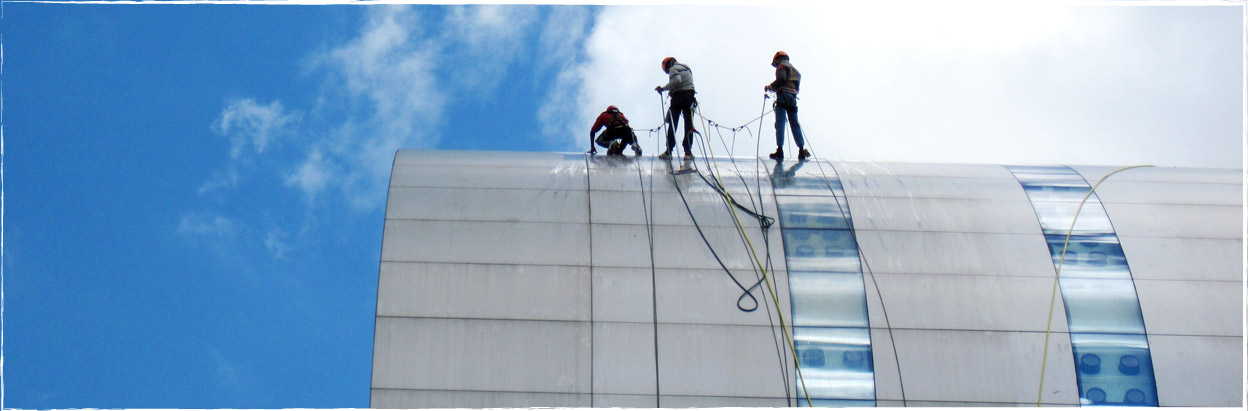 Otelair Rope Access can help you in cleaning office windows 